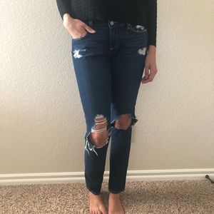 Distressed Dark Denim by Paige